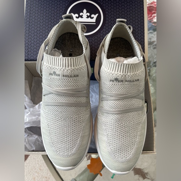 New Peter Millar Women’s Hyperlight Glide Sneakers size 8 in light gray - Picture 1 of 16